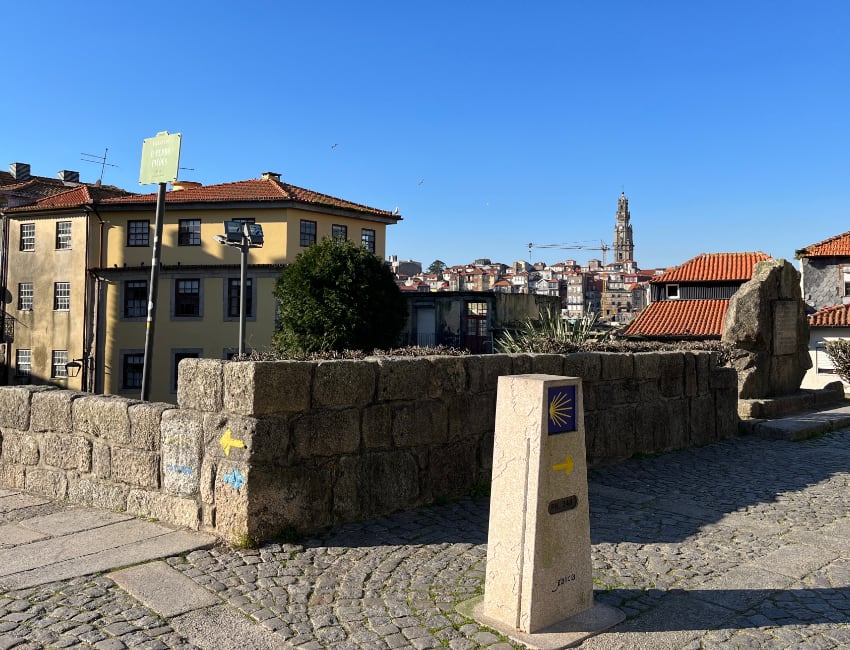 Der Start des Jakobswegs in Porto
